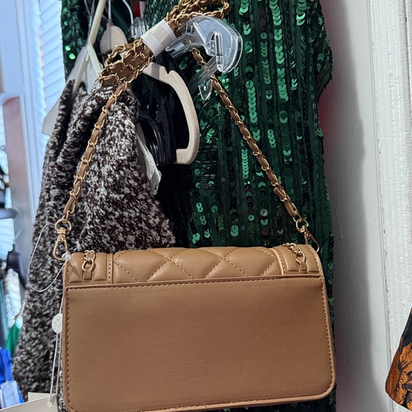 Valentino Orlandi Brown Quilted Crossbody Bag - Picture 3 of 5